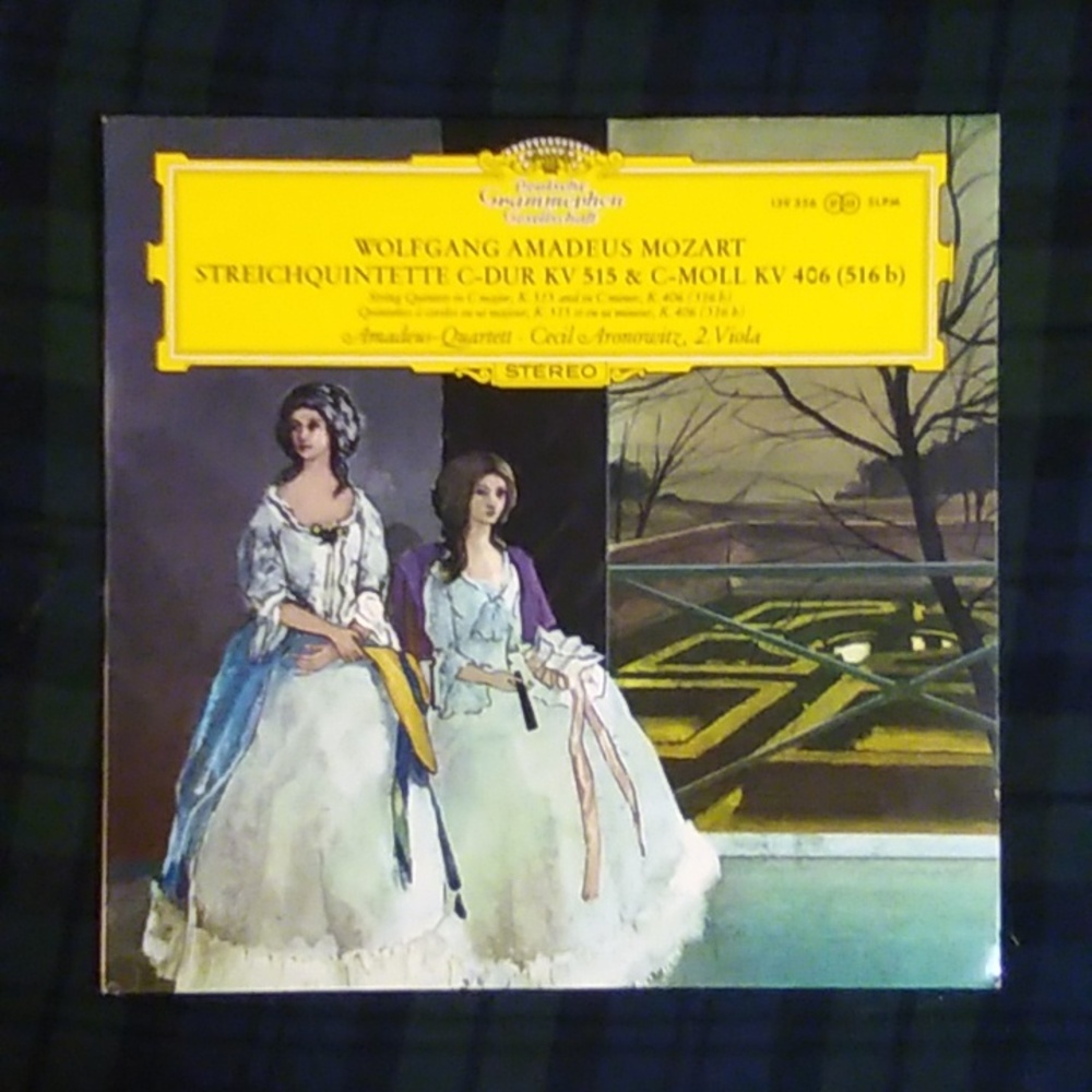 Mozart / Amadeus Quartet / String Quintets KV 515 & KV 406 / Deutsche Gram…